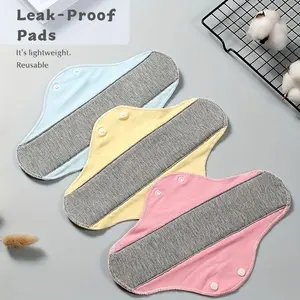 3PCS Reusable menstrual pad Graphene incontinence pad, menstrual pad, lightweight washable sanitary pad. Soft and comfortable.