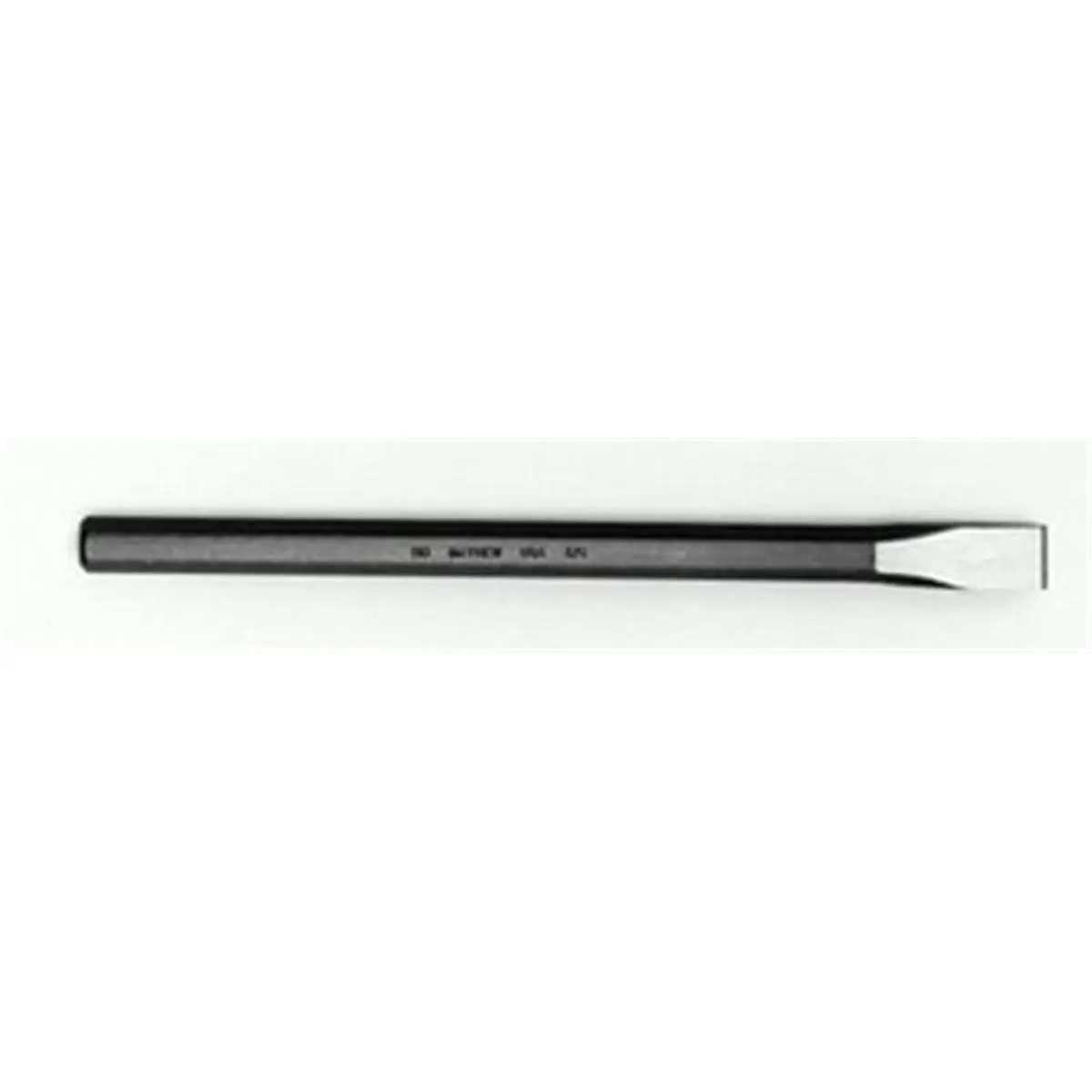 Mayhew Tools 110 Cold Chisel Metal Cutting Tool Set (3 per Box) - 7/8" Hex Stock Shape, 18 inches Length, Beveled Tip, Black Oxide Full Finish