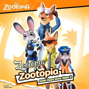 MINISO Disney Zootopia Movable Figure Series Blind Box Trendy Toy Doll Ornament Gift for Girls