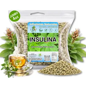 Insulina Traditional 100% Natural Dried Plant Herbal Tea – 4 oz (113g) – Gymnema Sylvestre & Costus Igneus – Wildcrafted Mexican Herb – Sugar-Free, 0 Carbs – Caffeine-Free – Loose Leaf Infusion – by BexpertsUSA
