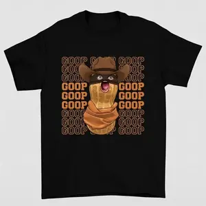 "The Burnt Peanut GOOP" Meme T-Shirt, Whimsical Graphic Tee for Casual Streetwear