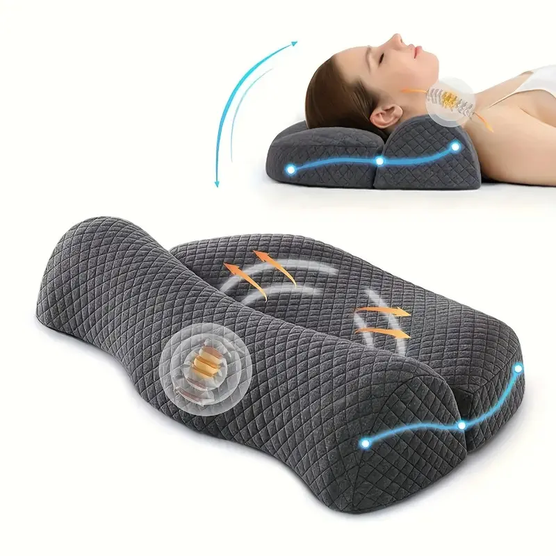 Ergonomic shoulder and neck support pillow, specially designed for shoulders and cervical spine, adjustable, Neck Rest Cushion, Travel Neck Cushion
