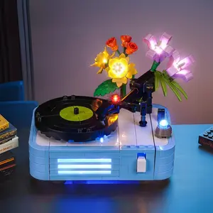 BrickBling Light Kit for  LEGO Creator 3-in-1 Record Player with Flowers 31172 (No Model Set)，Creative Lighting Kit for Use with Building Blocks，Gift Ideas for Birthdays,Christmas