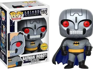 Funko Pop! Heroes: Batman The Animated Series Robot 193 - Limited Edition Chase Vinyl Bobblehead Figure Collectible 4 Inches Tall Premium Quality Gift for Fans