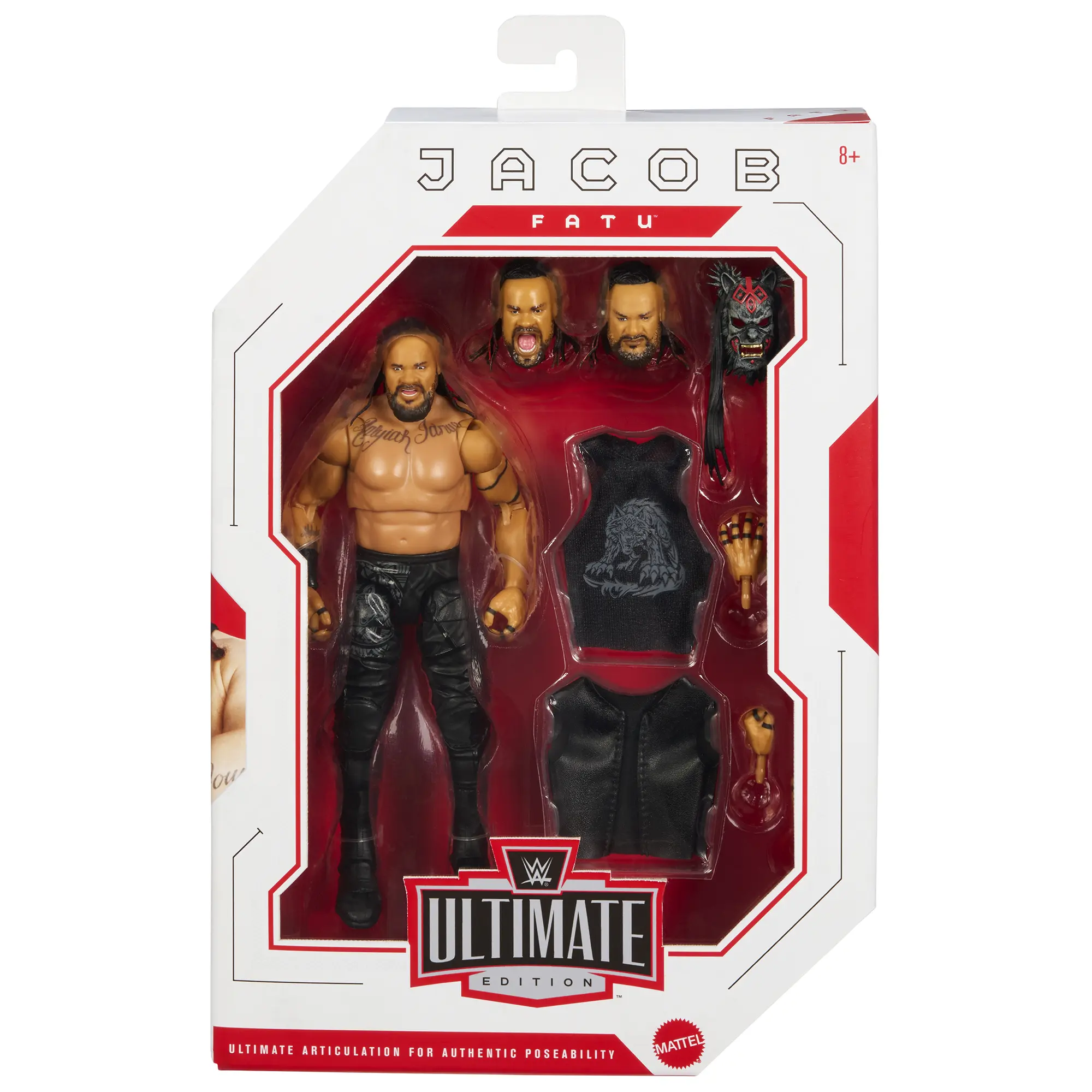 Jacob Fatu - WWE Ultimate Edition 32 Mattel WWE Toy Wrestling Action Figure
