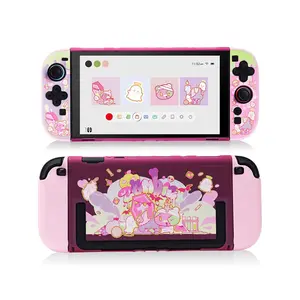 GeekShare Slim Protective Case Compatible with Switch 2 (2025), Anti-Scratche and Shock-Absorption Dockable Hard Shell for Switch 2 Game Console - Patch Moe Doll