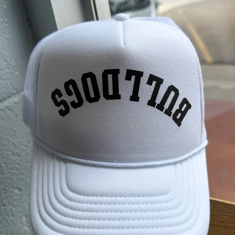Upside down Bulldogs Trucker Hat