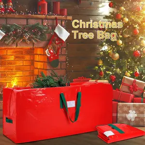 Large Capacity Waterproof Storage Bag, Durable Tear-Resistant Design, Ideal for Home Christmas Holiday Decoration Storage, Folding Storage Bag