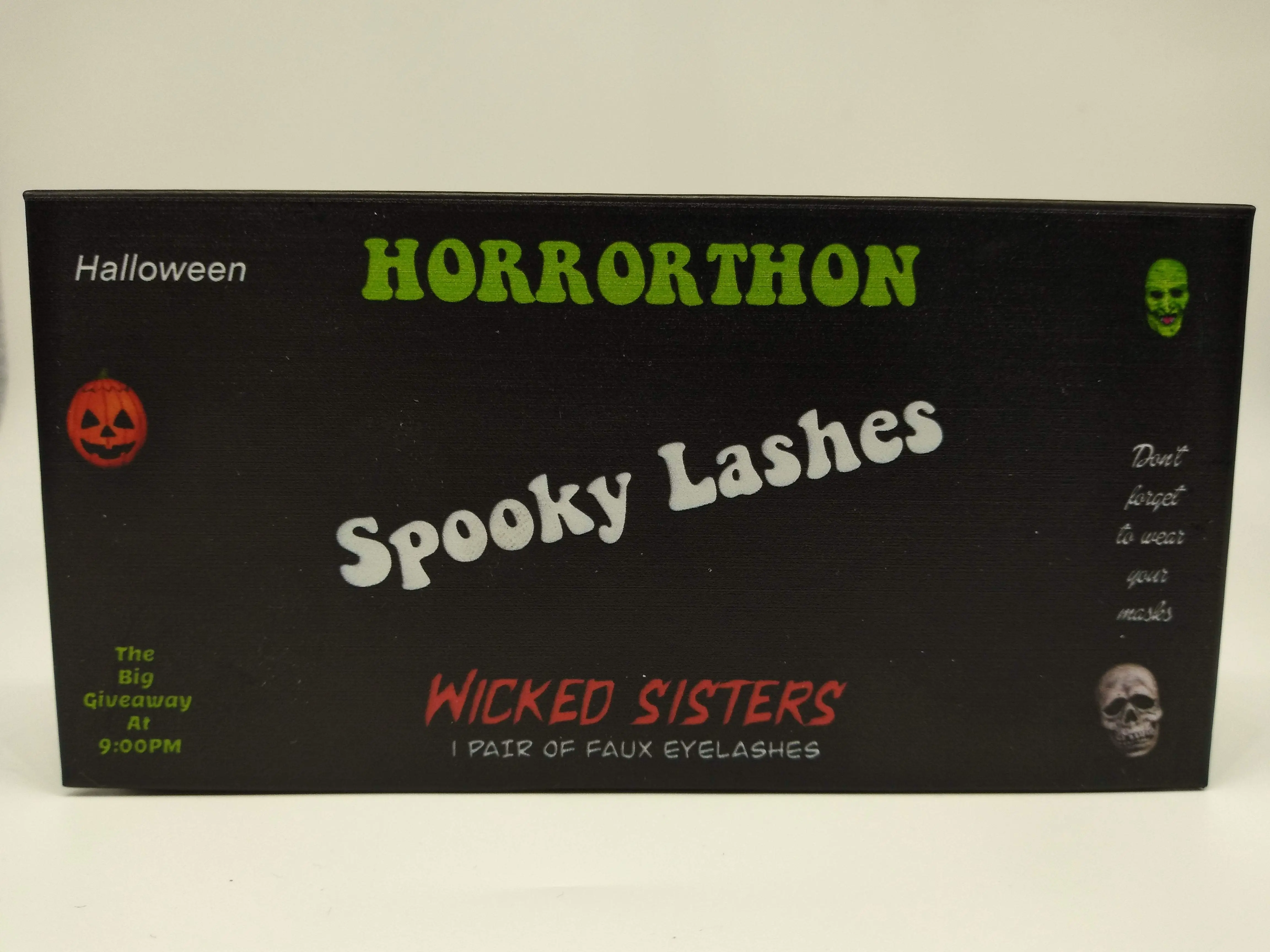 Halloween Horrorthon Spooky Lashes 3D (Halloween lll  inspired)