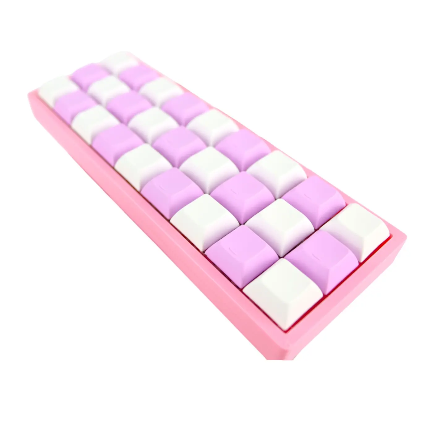 27 Clicky Keycap board - Pink Frame 27 Clicky Keycap board - Pink Frame