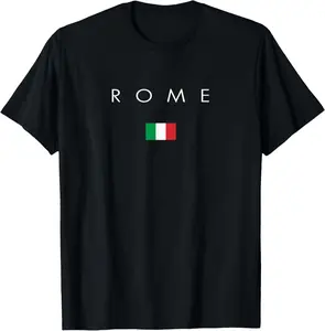 Rome Classic Soft Cotton T-Shirt, XO4U Original Sports Garment, Summer Casual Short-Sleeve Top with Prints & Graphics
