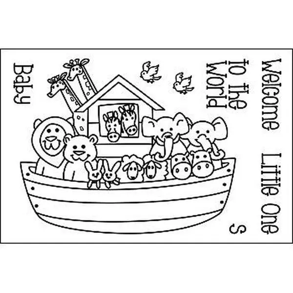 Crafts & Sewing The Stamps of Life ark2stamp Clear Stamp Set