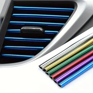 Car Air Conditioner Vent Decorative Strip, Universal Waterproof & Bendable Air Vent Decorative Strip, Car Interior Accessories for Most Air Vents, Automotive Interior Accessories