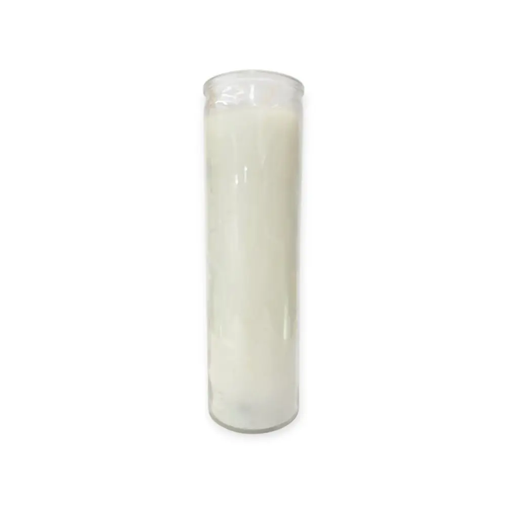 White Scented Decorative Candles - Non-Toxic Wax Alternative to Paraffin Wax, for Witchy Decor, Divine Guidance, Emotional Balance, Spiritual Rituals, Energy Cleansing, Discreet Box Home Supplies