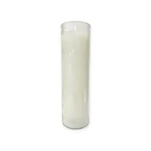 White Aromatherapy Candle - Non-Toxic Wax, Purity, Peace, Energy Cleansing Home Decor for Home Supplies