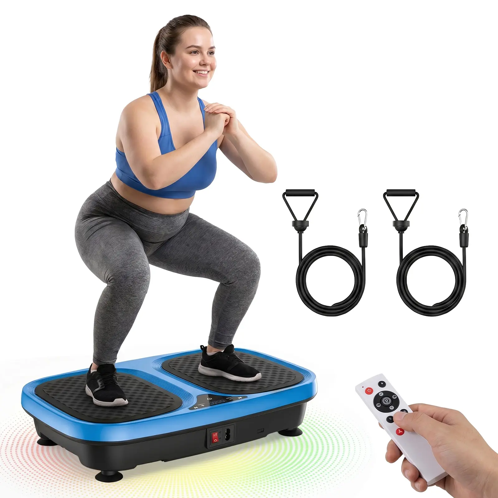Sweetcrispy Household Full-Body Vibration Platform - Vibrating Plate Fitness Equipment for Physical Exercise, Vibration Plates, The Vibration Plate