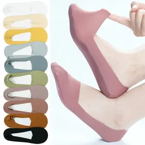 BomKinta No Show Socks for Women, 10-Pair Pack Solid Color Invisible Socks Breathable Comfortable Moisture Absorbing Ultra Thin Low Cut Ice Silk Socks, Perfect for Spring & Summer Daily Casual Wear