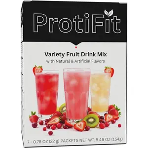 High Protein Fruit Flavored Powder Drink Mix, 15g Protein, Low Calorie, Sugar Free, 7 Servings Per Box (Variety Pack)