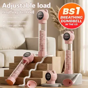 Breathing Dumbbell Trainer with Adjustable Resistance – Boost Lung Capacity, Strengthen Respiratory Muscles & Improve Endurance, Portable Fitness Breathing Device for Home & Workout