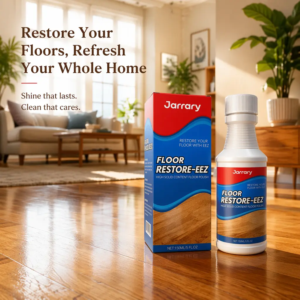 Wood Floor Restorer Without Sanding, Professional Floor Polish for Hardwood | Restores luster and texture, revives dull & worn surfaces, works on furniture, cabinets, stairs, fast-drying, durable finish