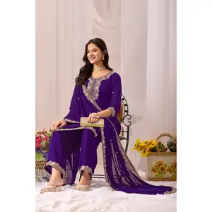 Premium Georgette Embroidered Suit Set