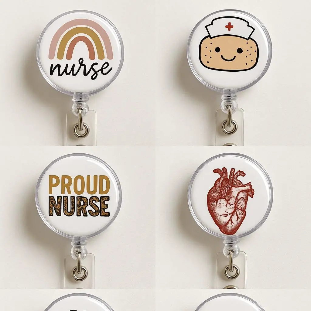 Badge reel no beads