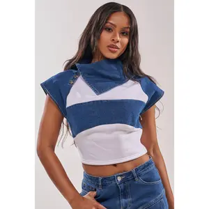 THIS IS EVERYTHING YOU SEE DENIM BLOUSE