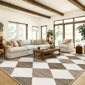 BOOPBEEP Imitation Cashmere Area Rug,Bohemian Washable Carpet,For Living Room Bedroom rug, Soft Low Pile, Non Slip, Home Decor, Ideal For Mother's Day Gilf, Housewarming,Non-Shedding persian rugs,rug and simplistic,Outdoor rug Camping Picnic mat