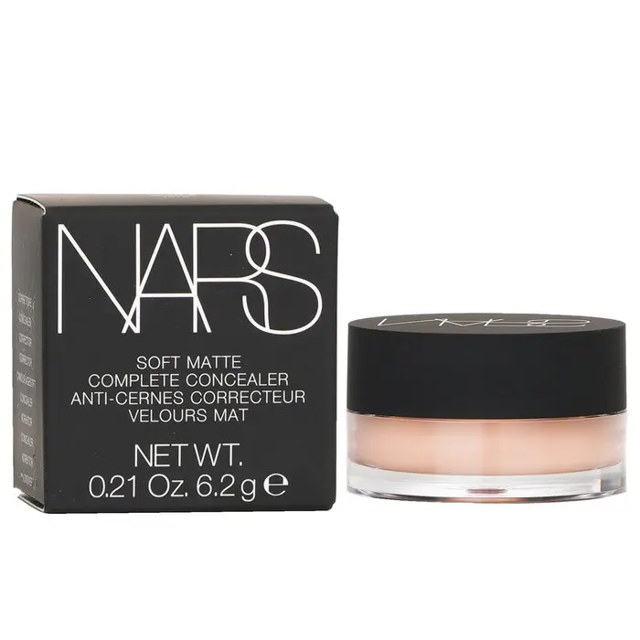 NARS Soft Matte Complete Concealer, Cosmetic with Hyaluronic Acid for Flawless, Smoother Dark Circle Coverage - # Honey (Light 3)