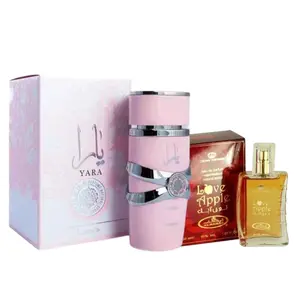 2 Pack of Yara for Women EDP 100ML by Lattafa and love Apple 50 ml perfume