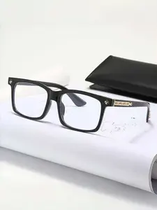 Classic Fashion Glasses, Lightweight Eyewear, Elegant Highly Intelligent Style Frame, Unisex Durable Lightweight Design, Ideal for Work & Daily Use, Square Frames