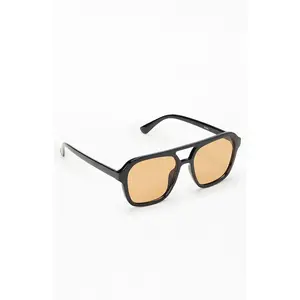 Pacsun Men's Black Aviator Sunglasses