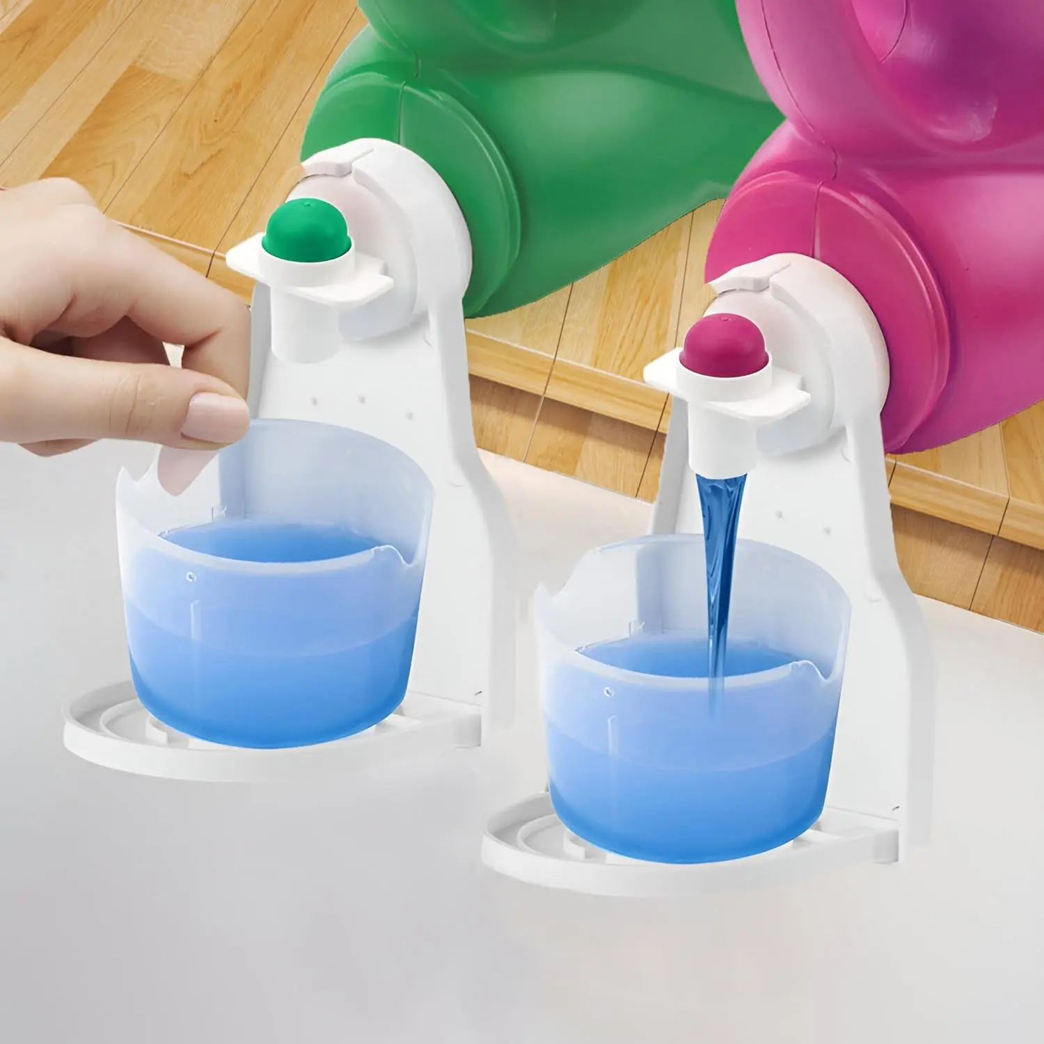 Laundry Detergent Holder, 1 Count Handheld Laundry Detergent Dispenser, Detergent Dispenser for Laundry Room, Bathroom Supplies, Organiser