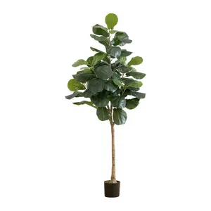Nearly Natural 6' Fiddle Leaf Tree