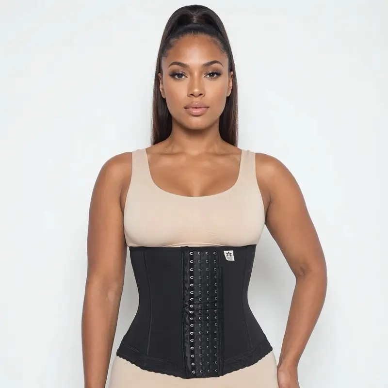 Tributo Long Torso Waist Trainer, Gym Shapewear Corset, Everyday Cotton Fitness Accessory