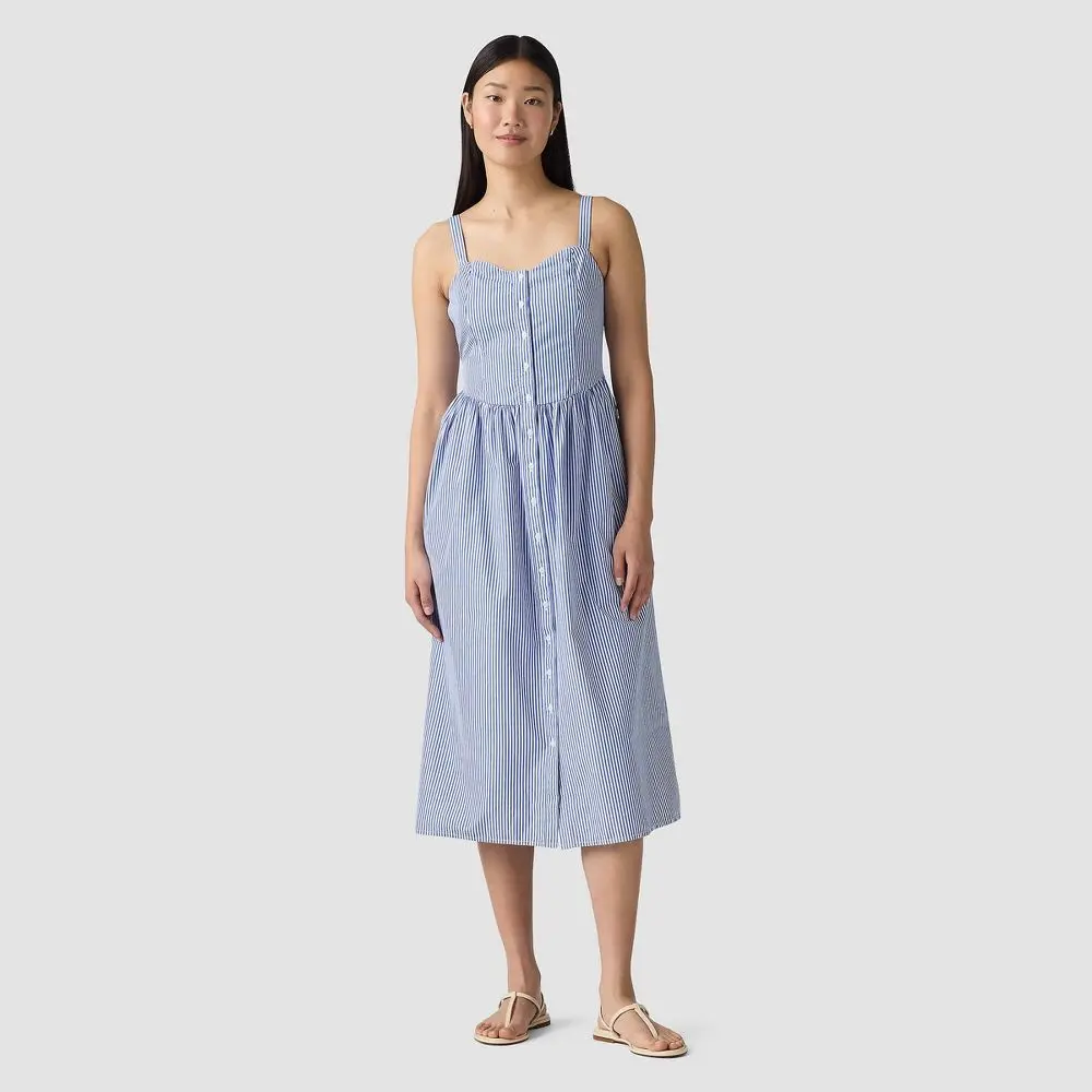 Levi's Women's Adore Midi Dress, Cotton, Bustier