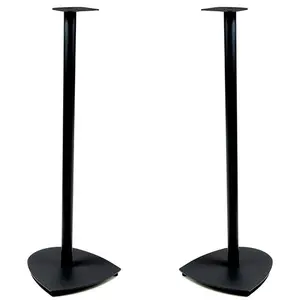 Definitive Technology ProStand 600/800 Speaker Stand (Pair, Black), All-Metal Stand for Surround Sound Speakers, Cable Management for a Clean Home Theater Audio System