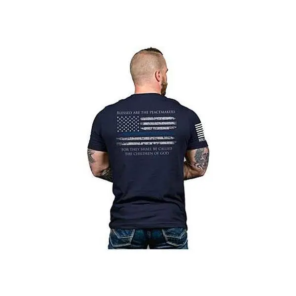 NINE LINE APPAREL THIN BLUE LINE MEN'S T-SHIRT
