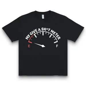 Low Energy Meter Funny Sarcastic Shirt Tired Humor Graphic Tee Casual Mood Shirt Gift for Men
