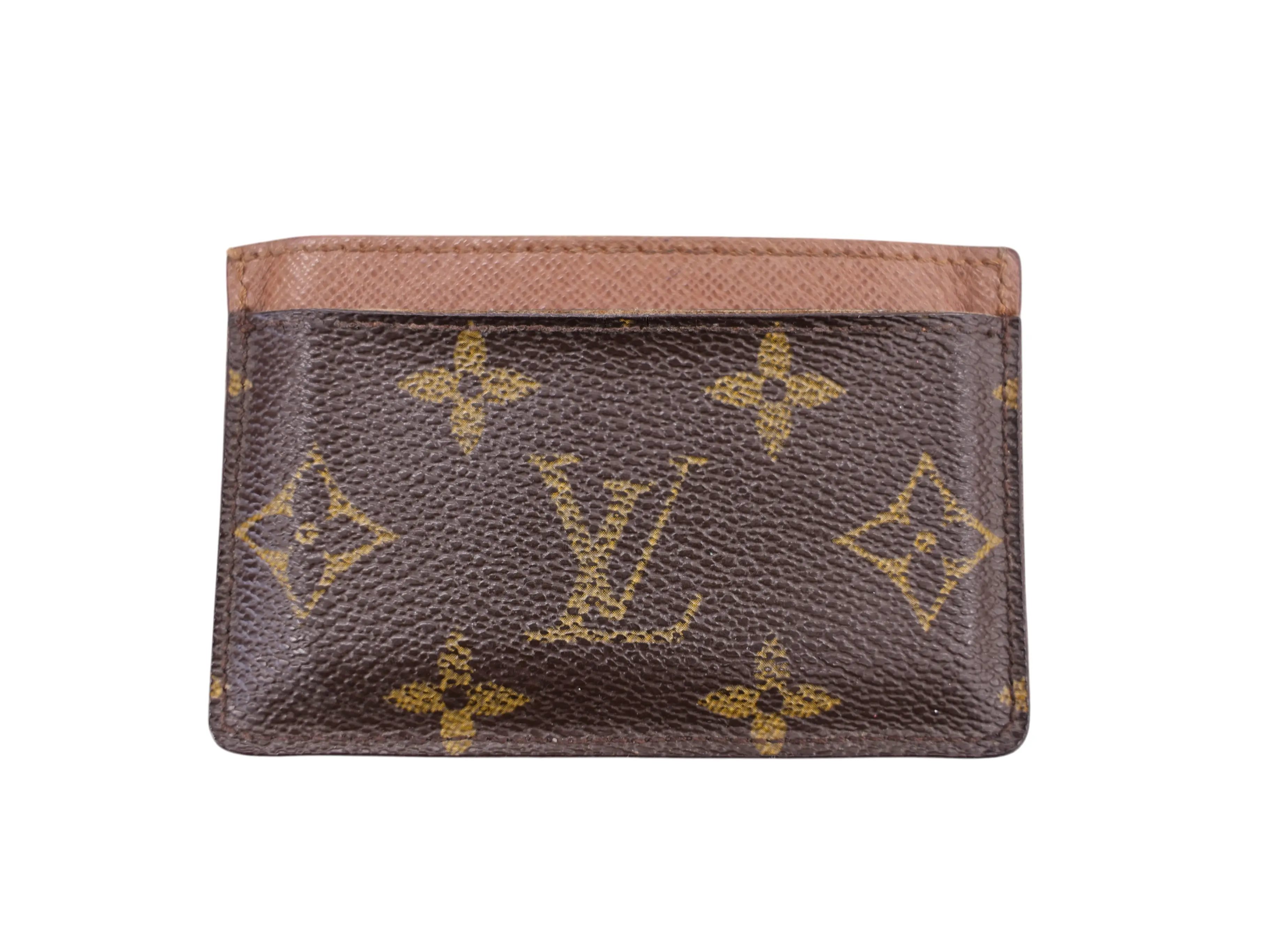 Pre-owned Louis Vuitton CANVAS Small Leather Goods MONOGRAM CARD HOLDER
