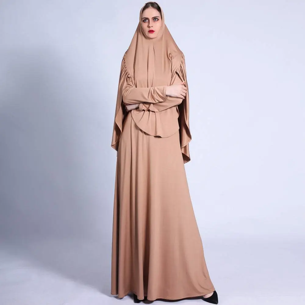 Pleated Turban Swing Dress