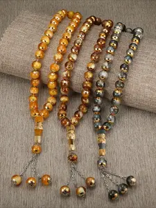 1-piece Fashionable, Modern, Personalized and Daily 33 Bead Islamic Prayer Bead Bracelet For Muslim, Men's Party Divination Gift