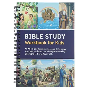 Beginner Bible Study Planner Notebook, Essential Tool for New Learners, Organize Your Spiritual Journey Effortlessly, Perfect Gift for Beginners, Spiral Bound Planner, Bible Journal