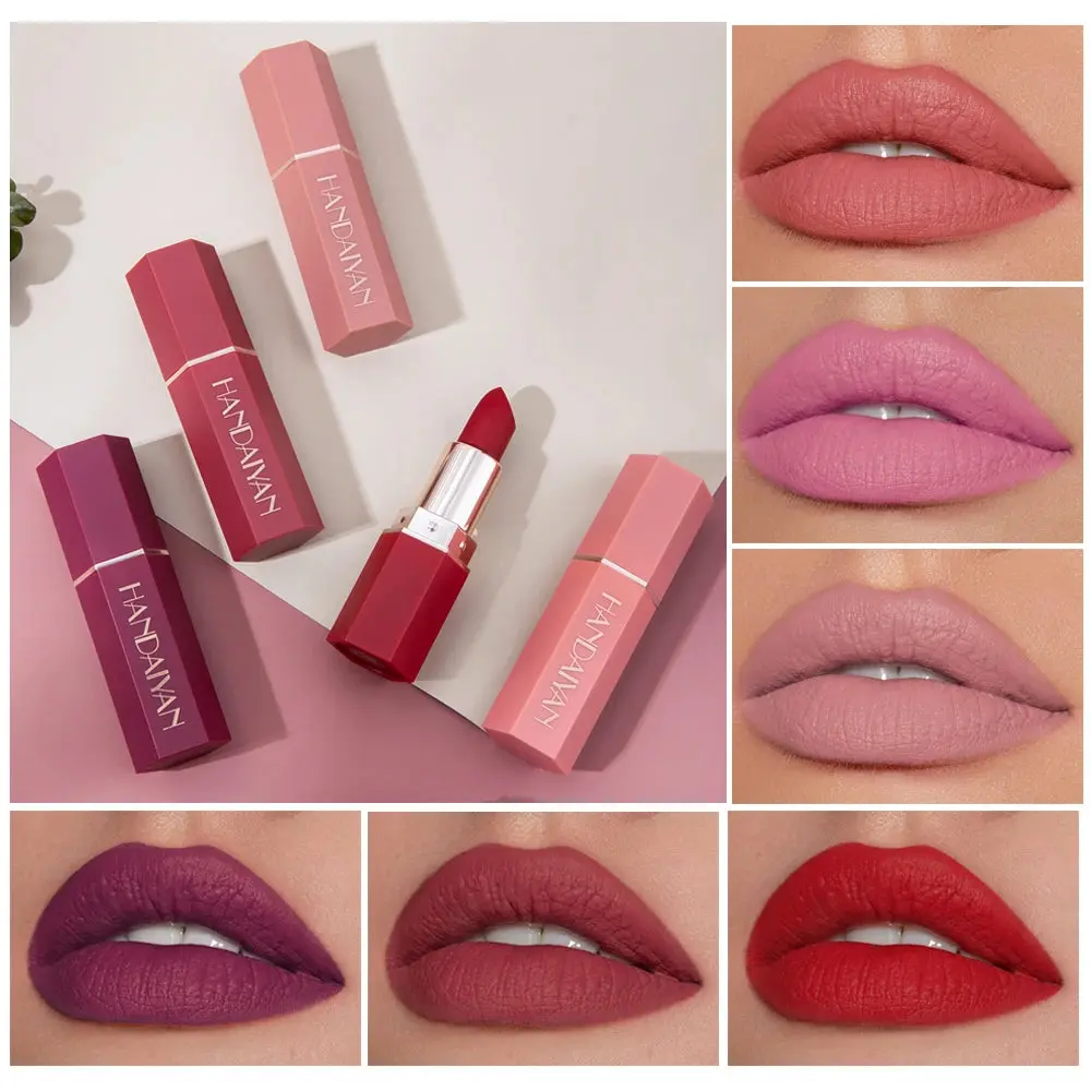Handaiyan 6-Color Matte Lipstick Set