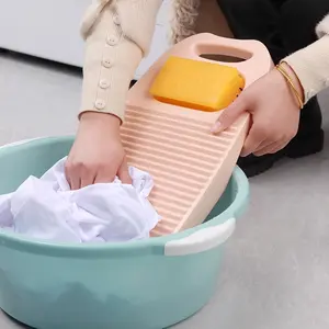Plastic Laundry Board for Hand Washing Clothes, Portable, Compact Home Use with Stand, Durable and Easy to Carry, Ideal for Daily Cleaning