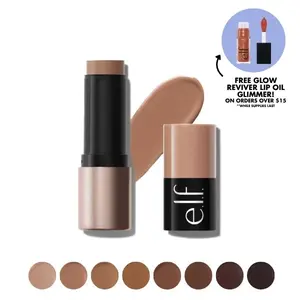 e.l.f. Soft Glam Cream Bronzer - Buildable, Natural Glow Makeup for Face Contouring