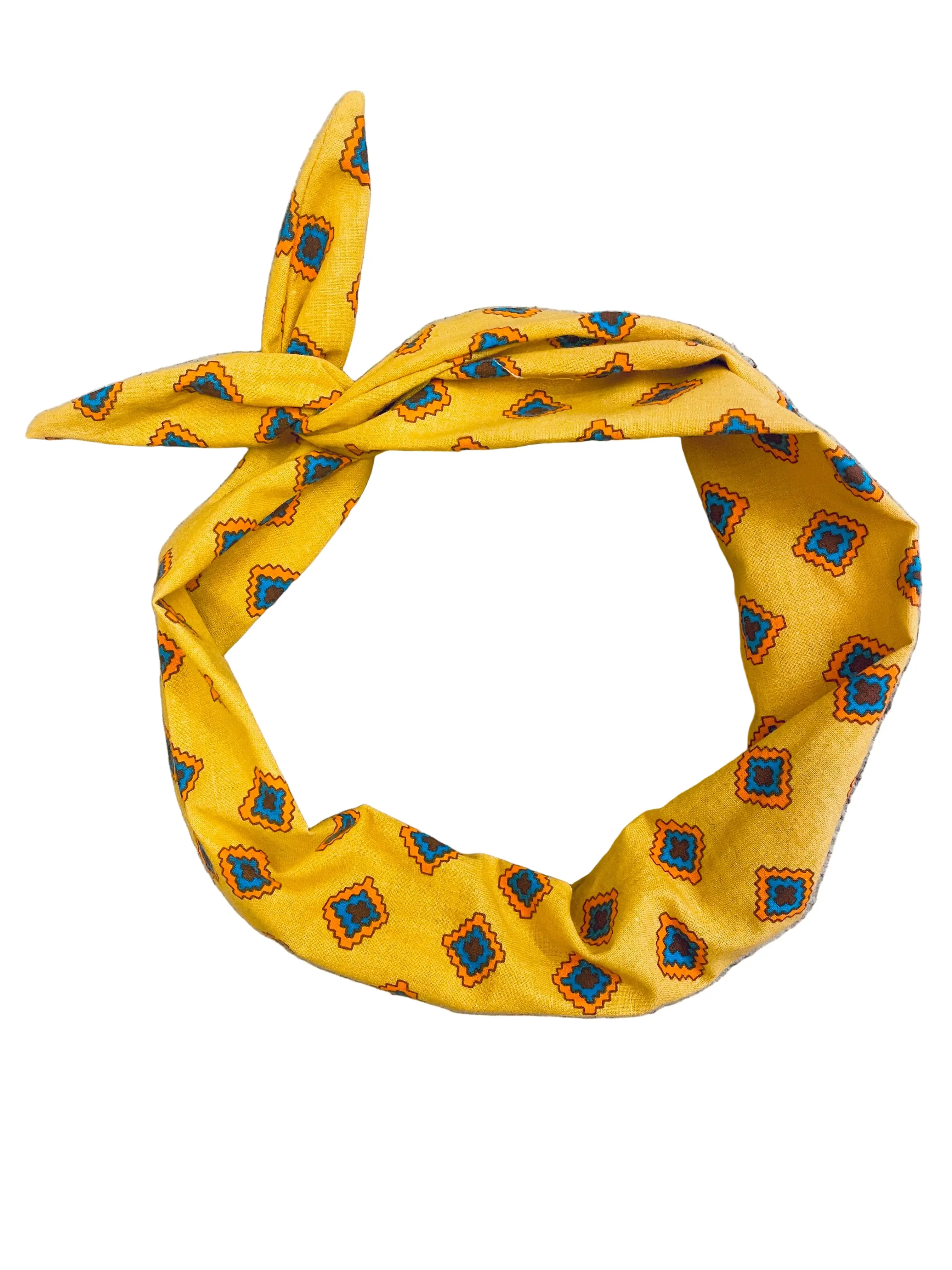 Tie Headband - Vintage Mustard Mesa