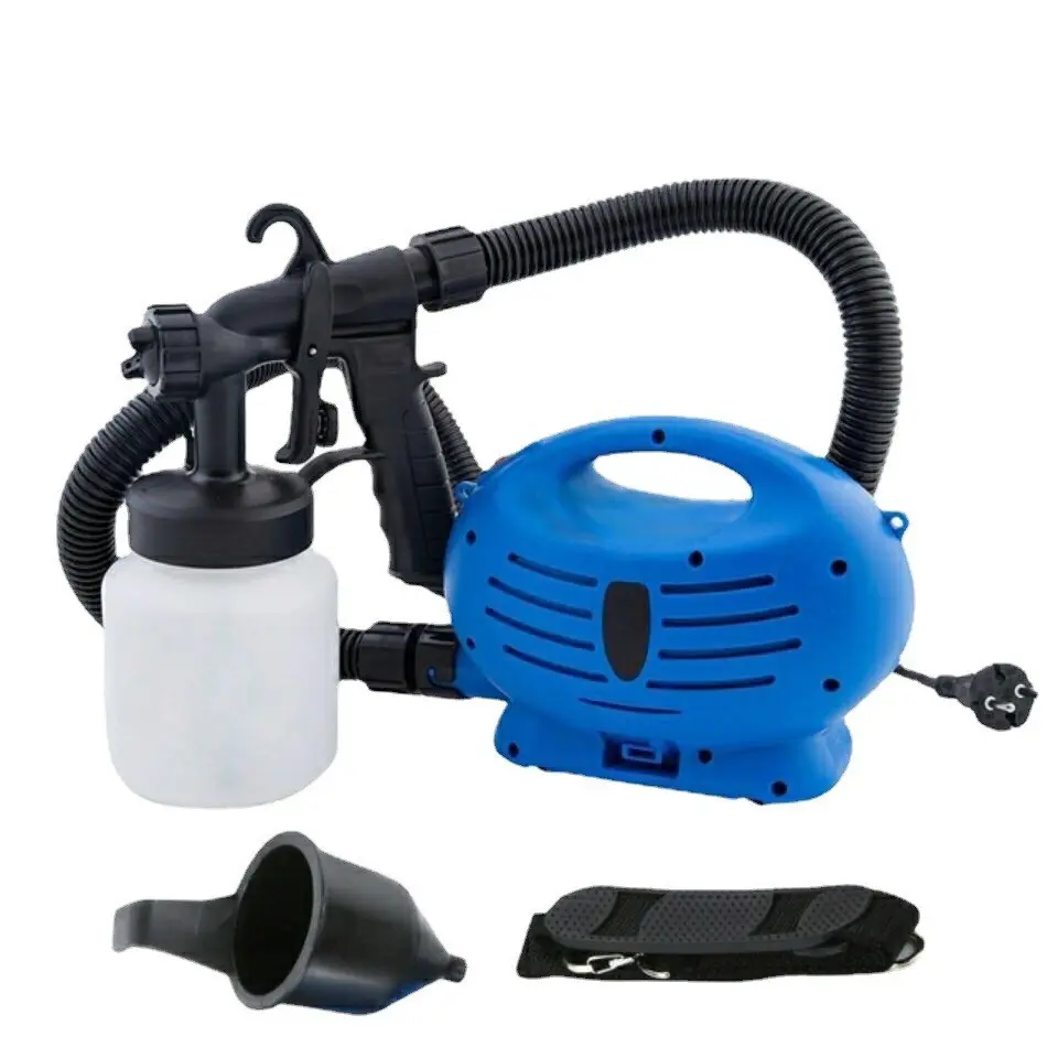 650W Electric Spray Gun Set (27.05oz) - High Atomization, Flow-Adjustable Gravity Tool with Handheld Cleaning Brush, Wrench, Easy-to-Clean for House, Furniture Painting rust