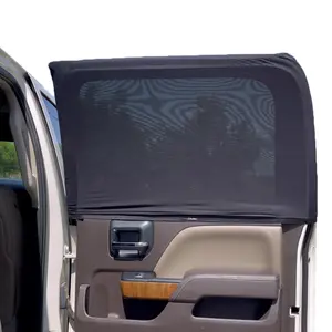 EcoNour XL Car Side Window Sunshade (Pack of 2, 40"x24") - Cars Accessories, Auto Exterior Sunshades | Stretchable, Breathable Screens for Sun, Heat Protection | Fits Most Vehicles