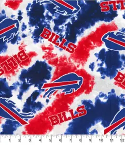 Bills Tie Dye Cotton Fabric